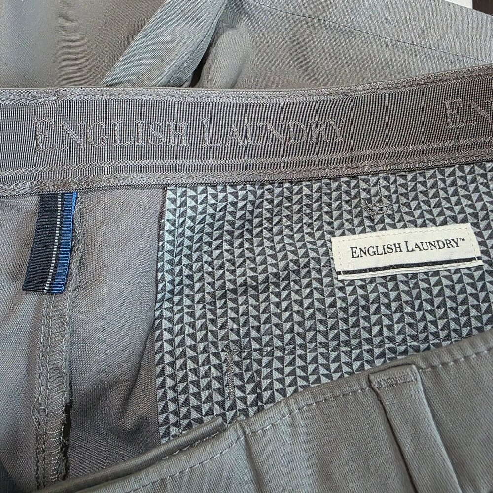 English Laundry CEO Midway Flex Stretch Shorts 9" Inseam Men's Size 40 Gray - Picture 6 of 8